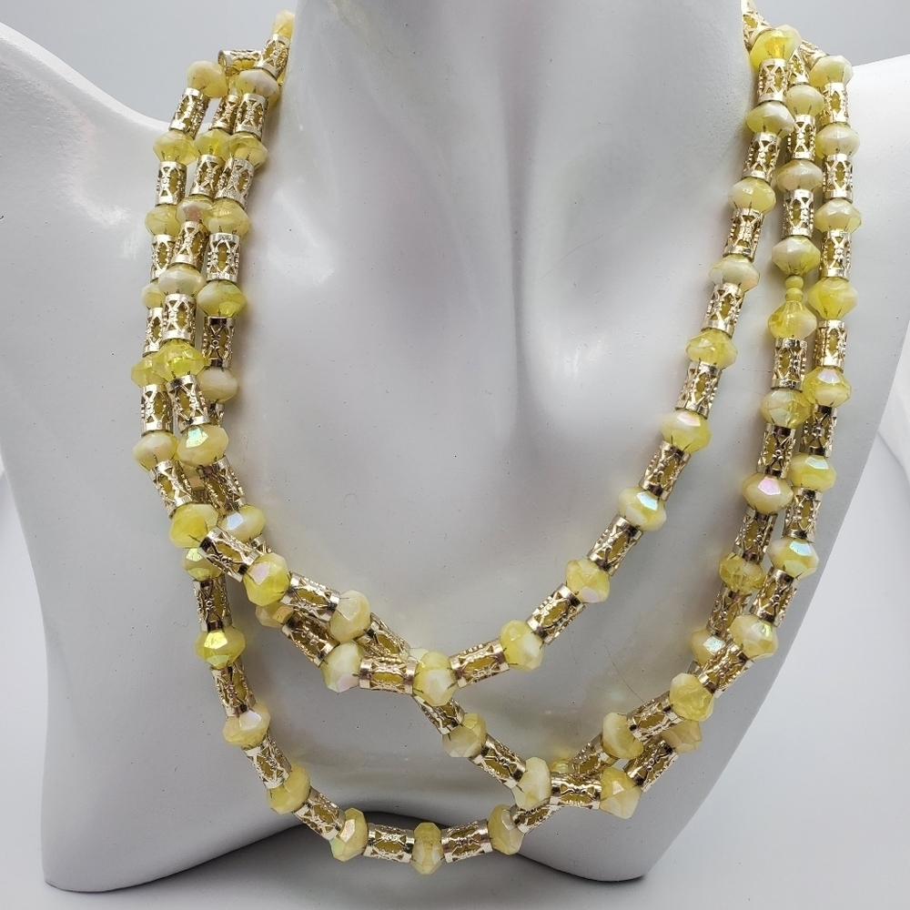Geisha cylinder necklace N1302‎